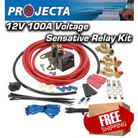 Projecta 12V 100A Voltage Sensitive Relay Kit