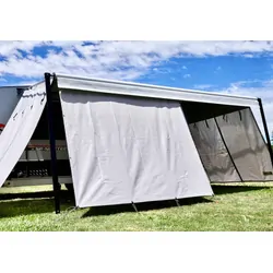 Xtend Outdoors Premium Long Side Shade Wall 15ft Centre Zip Long Shade Wall