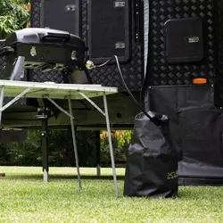 Aussie Traveller Gas Bottle Cover Black Xtend