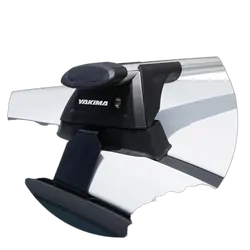 Yakima ThruBar 135cm Silver Pair (S17Y) To Suit Hyundai i30 4dr Sedan 10/2020-/On