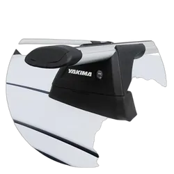 Yakima ThruBar 120cm Silver Pair (S16Y) To Suit Mazda 2 5dr Hatch /2014-/On