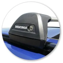 Yakima FlushBar 100 & 105cm Silver Pair (S26Y) To Suit BMW iX1 Electric 11/2022-/On