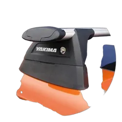 Yakima ThruBar 120cm Silver Pair (S16Y) To Suit Subaru WRX 4dr Sedan 06/2022-/On