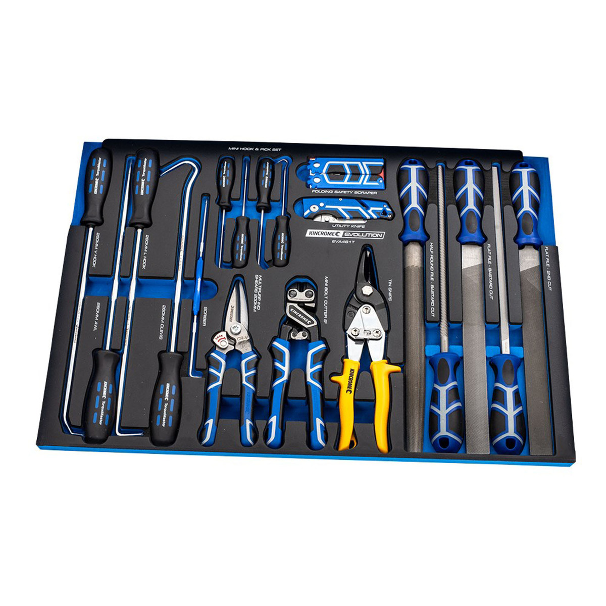 Kincrome Evolution Extra-Deep & Extra-Wide Workshop Tool Kit 367 Piece 18  Dr