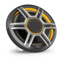 Fusion Apollo Speakers, 6.5" LED Marine Speakers with Sports Grey Grilles