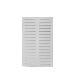 Camec Aluminium Vent 324mm x 381mm Smooth White
