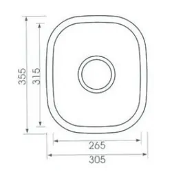 Camec Stainless Steel Basin