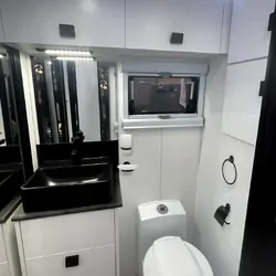 Aussie Traveller Bathroom Accessory Kit Black