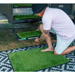 Muk Mat Pull Out Step Mat - Green, 51 x 20cm