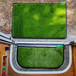 Muk Mat Rounded Extra Large Mat - Green, 60 x 28cm