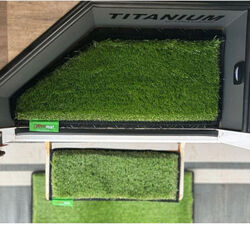 Muk Mat Angled Step Mat - Green, 60 x 28cm