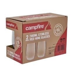 Tritan Stemless Red Wine 590Ml 2 Pack