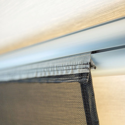 Aussie Traveller Sunblocker Long Side Wall 4.5m Black To Suit Cassette Awning