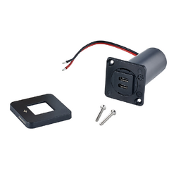 Scanstrut Charge Socket Tile Interior Dual Usb C 12/24V Blk