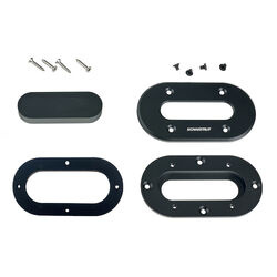 Scanstrut Low Profile Cbl Seal Multi 15mm Cbl 18mm Plug Blk