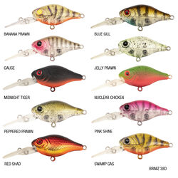 Berkley Pro-Tech Brimz Shallow Lure 38mm Peppered Prawn