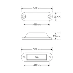 Marker Lamps 16R24-2 (twin pack)