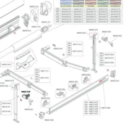 Fiamma F45 S Awning Fitting Kit For L/H Leg