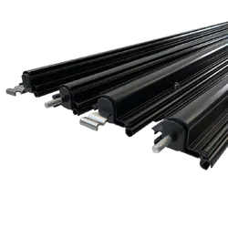 Aussie Traveller Anti-Flap Kit Pro Black & 2X Outback Explorer Curved Rafter Curvature: 55mm