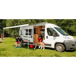 Fiamma F80S 320 Awning Royal Grey w/ Polar White Case