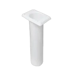 Rod Holder - Rectangle - 90 Deg. - White
