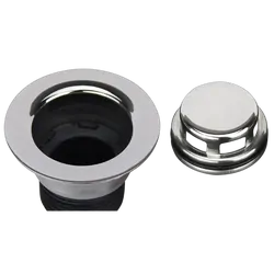 Deck Drain Straight With Stainless Steel Cover 25mm Tail