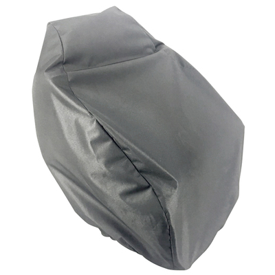 Mariner Deluxe Flip - Up Helm Seat White/Black & Premium Grey Seat Cover