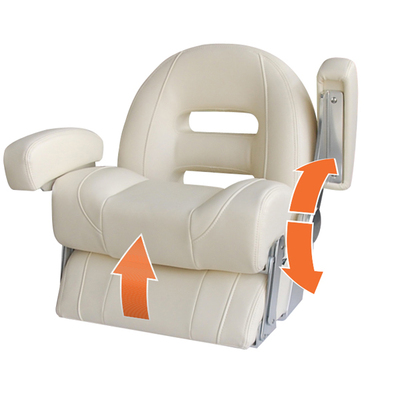 Relaxn Cruiser Series Seat Low Back Ivory White