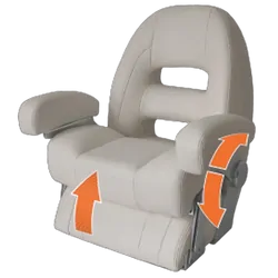 Relaxn Cruiser Series Seat High Back Ivory White