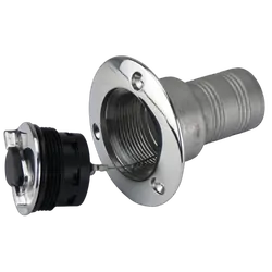 316 Stainless Steel Lockable Fuel Filler - 38mm Nps