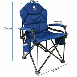 Coast To Coast Padded Hi-Backed Chair - 120kg Rated Blue