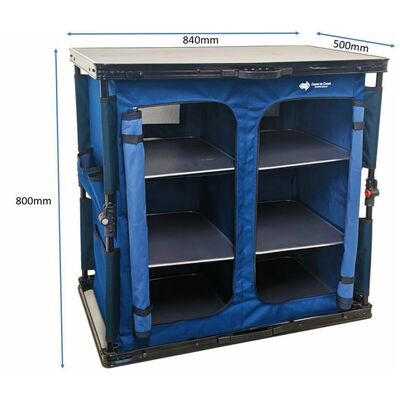 Coast Blue Collapsible Camp Cupboard - 30KG Rated