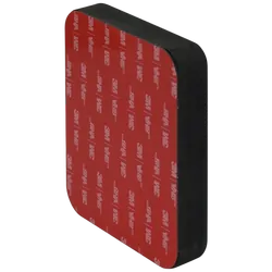 Stern Pad Jumbo Black 6.5" x 4.75" x 1" Vhb Adhesive