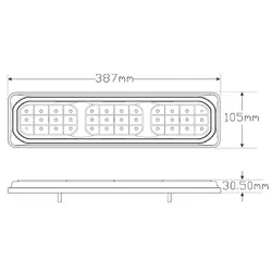 Combination Lamps 3852ARWM-2 (Twin Pack)