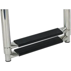 Relaxn 2 Step Stainless Steel Telescopic Ladder