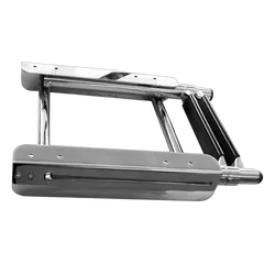 Relaxn 2 Step Stainless Steel Tele Ladder With Catch