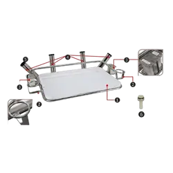 Relaxn Stainless Steel Marine Bait Station Only