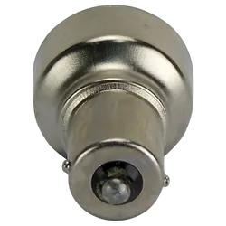 12V Ba15S White Led Suits 70942 Single Contact, Parallel Pin