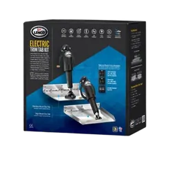 Lenco 12 inch x 12 inch Edge Mount Trim Tab & Standard Tactile Switch Kit