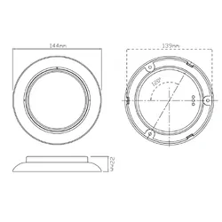 Reversing Lamps 5543W