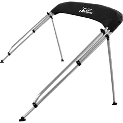 5 Oceans Marine 4 Bow Bimini 1.9m - 2.1m Black