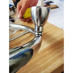 Steer Wheel Knob Suits Round Tube Stainless Steel