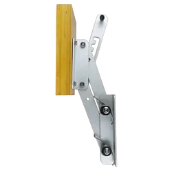 Outboard Motor Bracket 30Kg Max Anodized Aluminium W/ Wood Pad