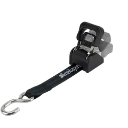 Relaxn Ratchet Retractable Tie Downs S/S 1.2m x 50mm SS hook (Pair)