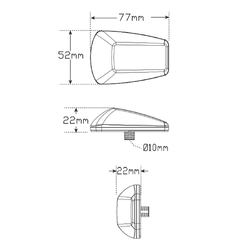 Side Direction Indicator 77ACM
