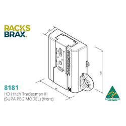 Racksbrax Hd Hitch Tradesman III (Supapeg Model) 8181
