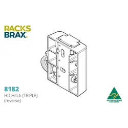 Racksbrax Hd Hitch (Triple) 8182