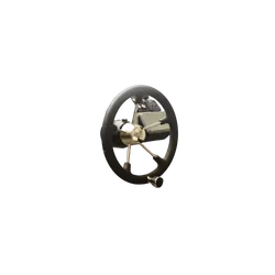 Steering Wheel Grip & Knob 350mm Stainless Steel Wheel & Poly Grip