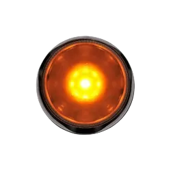 Narva Pulse Ii Led Flange Strobe (Amber With Clear Lens)