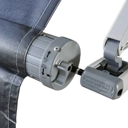 Dometic 8700 Wall Mount Roll-Out Awning 19ft Polar White 102mm x 102mm x 2134mm